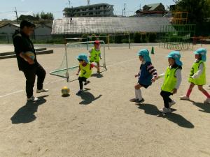 サッカーの試合