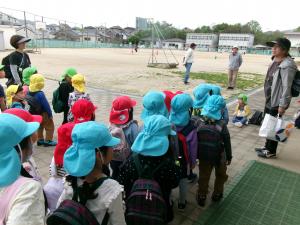 地域の方にご挨拶