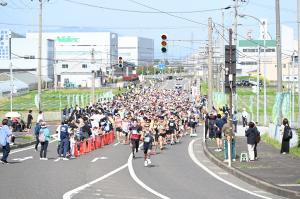 マラソン大会当日の様子