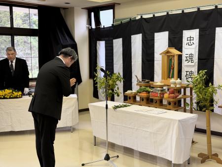大柳生地区戦没者追悼式