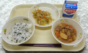 わかめご飯献立