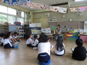 紙芝居「どうしてこいのぼりをあげるの」