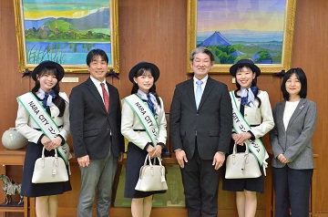 第7代NARA CITY コンシェルジュ委嘱式並びに市長表敬訪問
