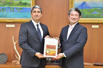 トルクメニスタン大使市長表敬訪問
