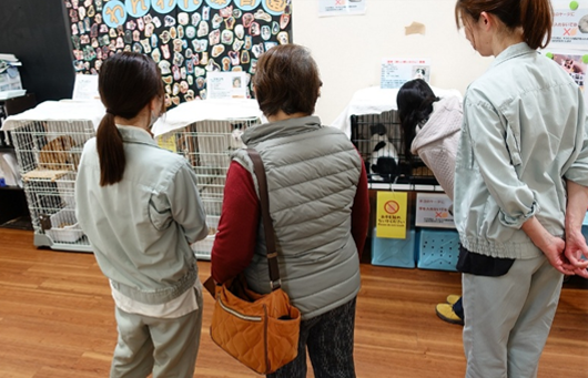 犬猫パートナーシップ店制度の様子1