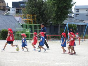 ばら　試合をしています