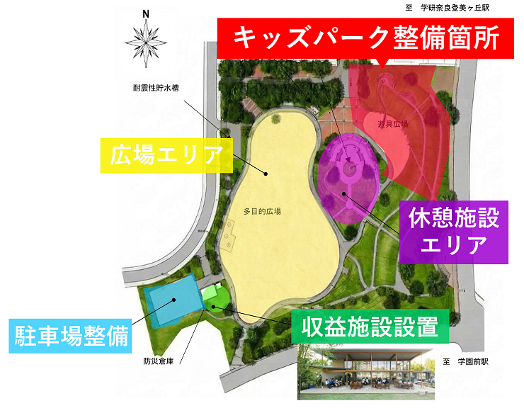 整備による魅力的な街へのアップデート イメージ画像