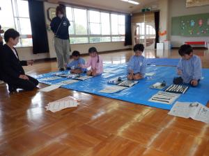 佐保幼　6月習字で遊ぼう2