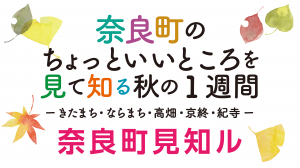 奈良町見知ル　メインビジュアル
