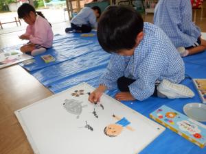 佐保幼　絵画6月25日2
