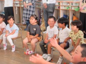 5歳児参観の様子