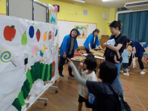 3歳児　的あて