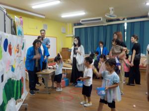 4歳児　的あて