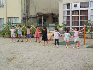 夏まつりのオープニングダンス
