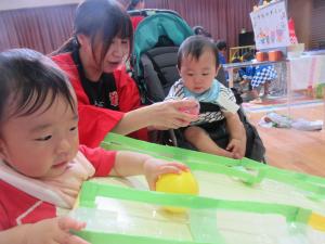 ０歳児　夏祭りの様子