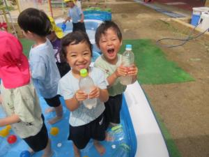 水遊び