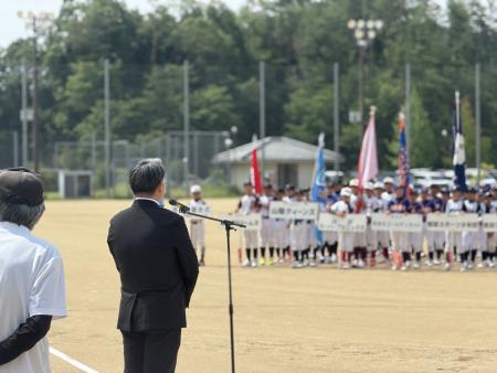 令和8年度奈良市長杯学童軟式野球大会開会式