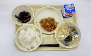 とん漬け野菜炒め（中学校）