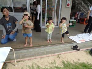 2歳児　シャボン玉2