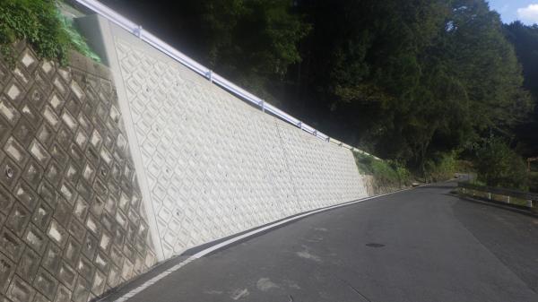 令和6年　大保町地内（市道東部第203号線）の施工後の写真