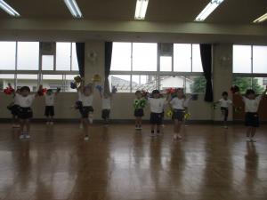 みんなで踊りました