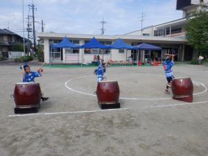 佐保幼　運動会全体練習３