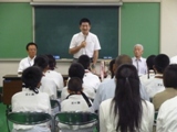 月ヶ瀬小学校綱引きチーム市長表敬訪問
