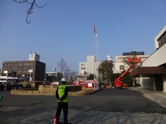 市本庁舎「地震防災総合訓練」の画像2
