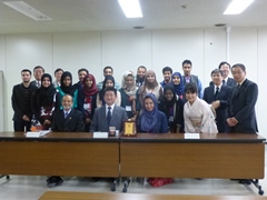 オマーン国大学生　市長表敬訪問(第21会議室)の画像