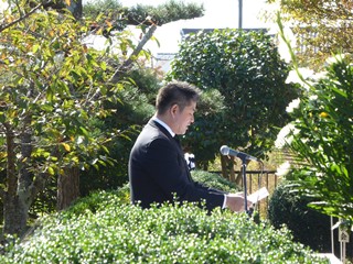 奈良市戦没者追悼式 の画像