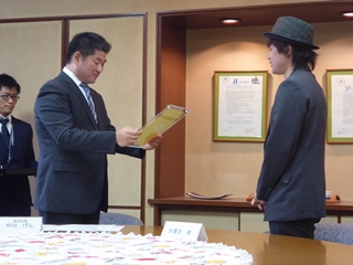 奈良市観光大使委嘱式の画像