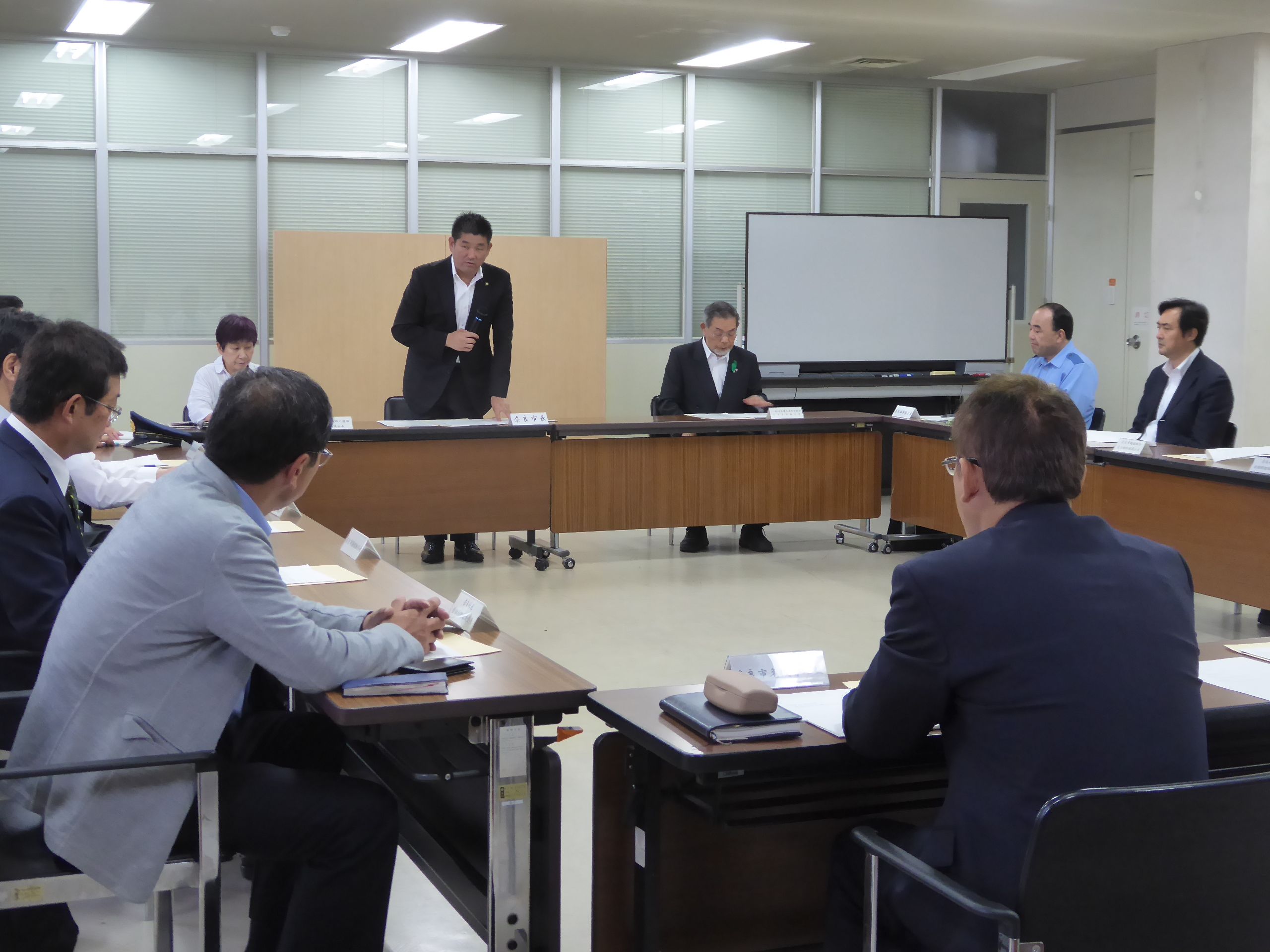 奈良市から暴力をなくす推進協議会理事会の画像