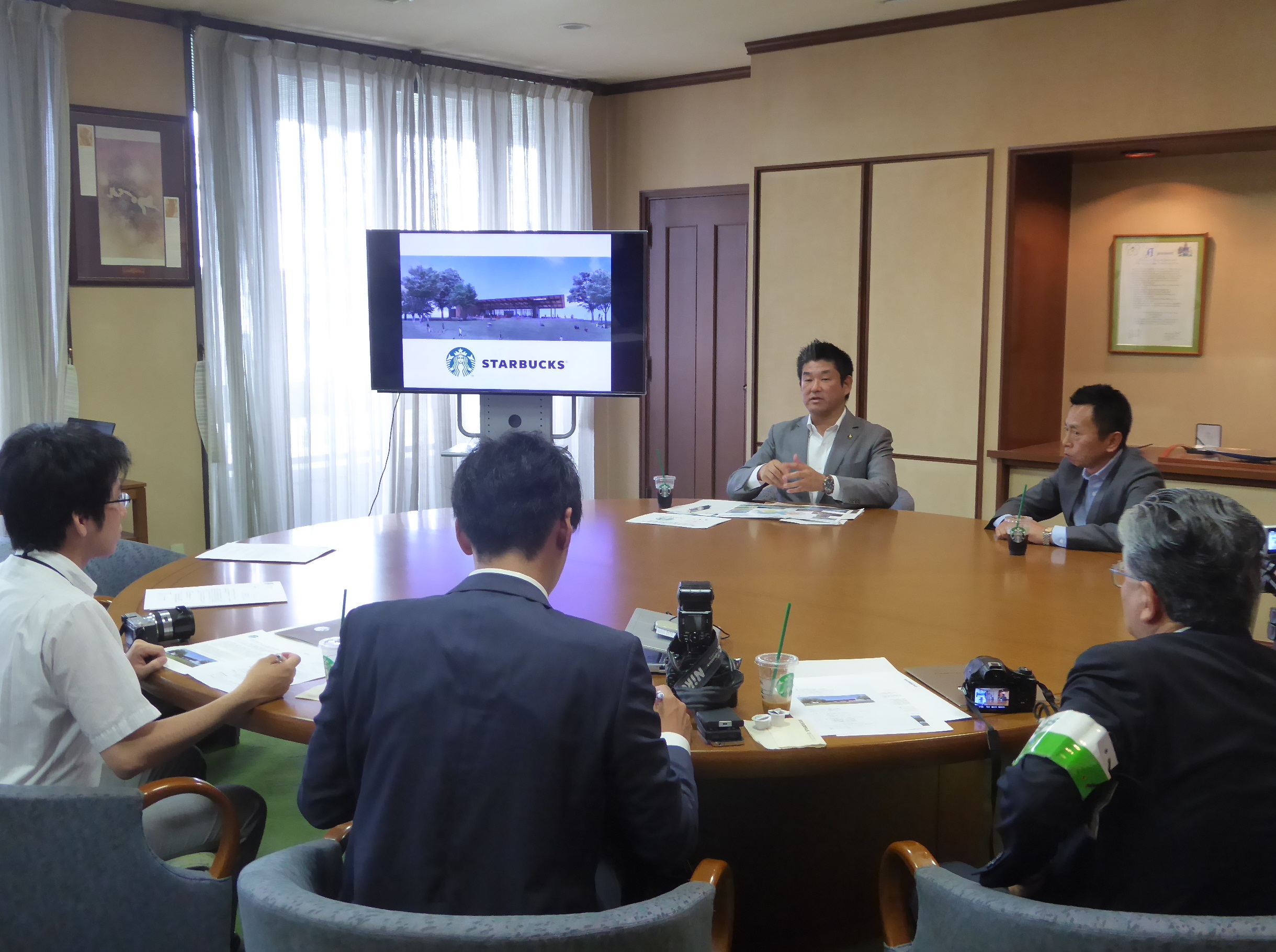 鴻ノ池運動公園（奈良電力鴻ノ池パーク）便益施設出店記者会見の画像
