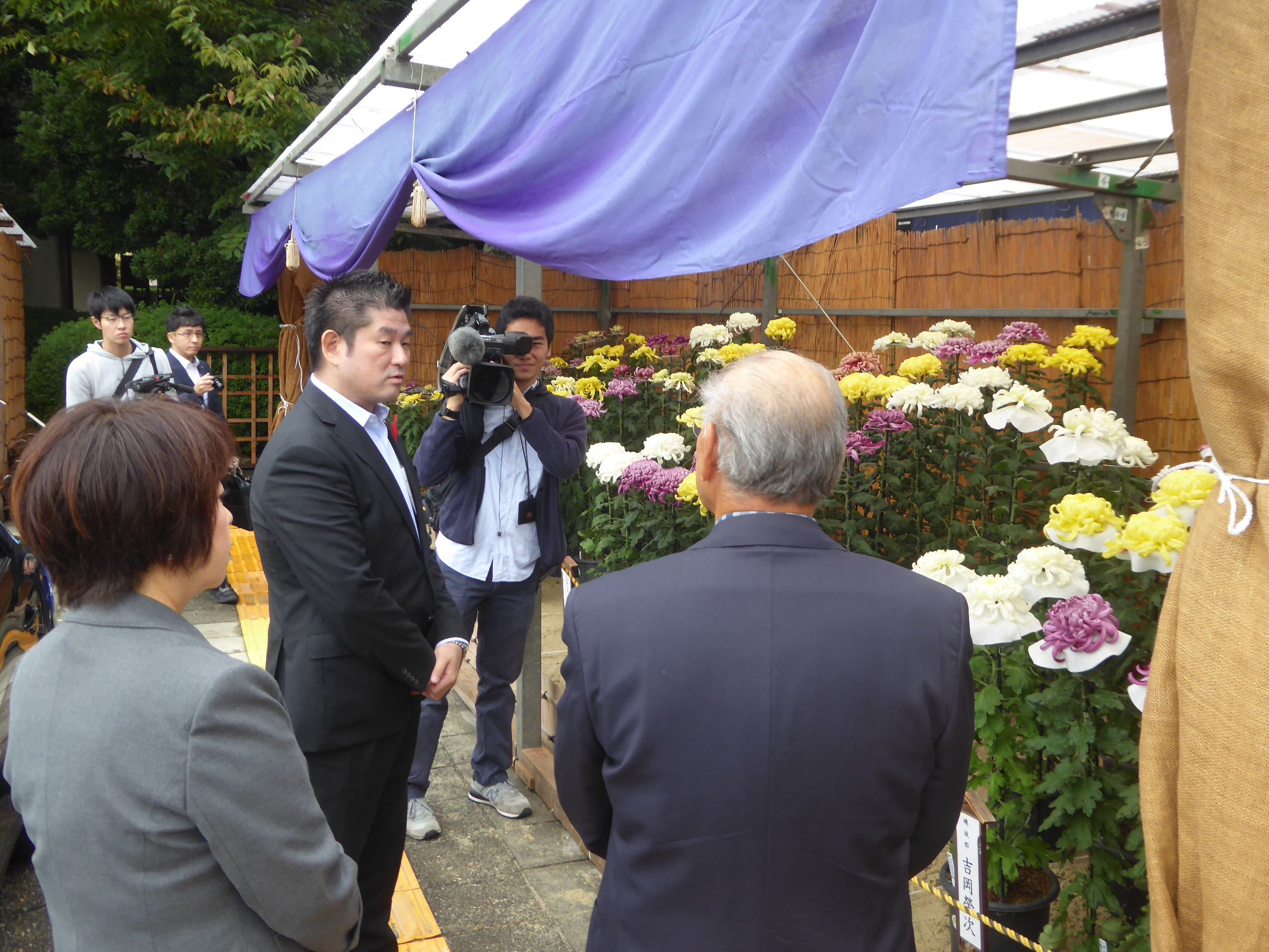 第47回平城宮跡菊花大会開場式の画像