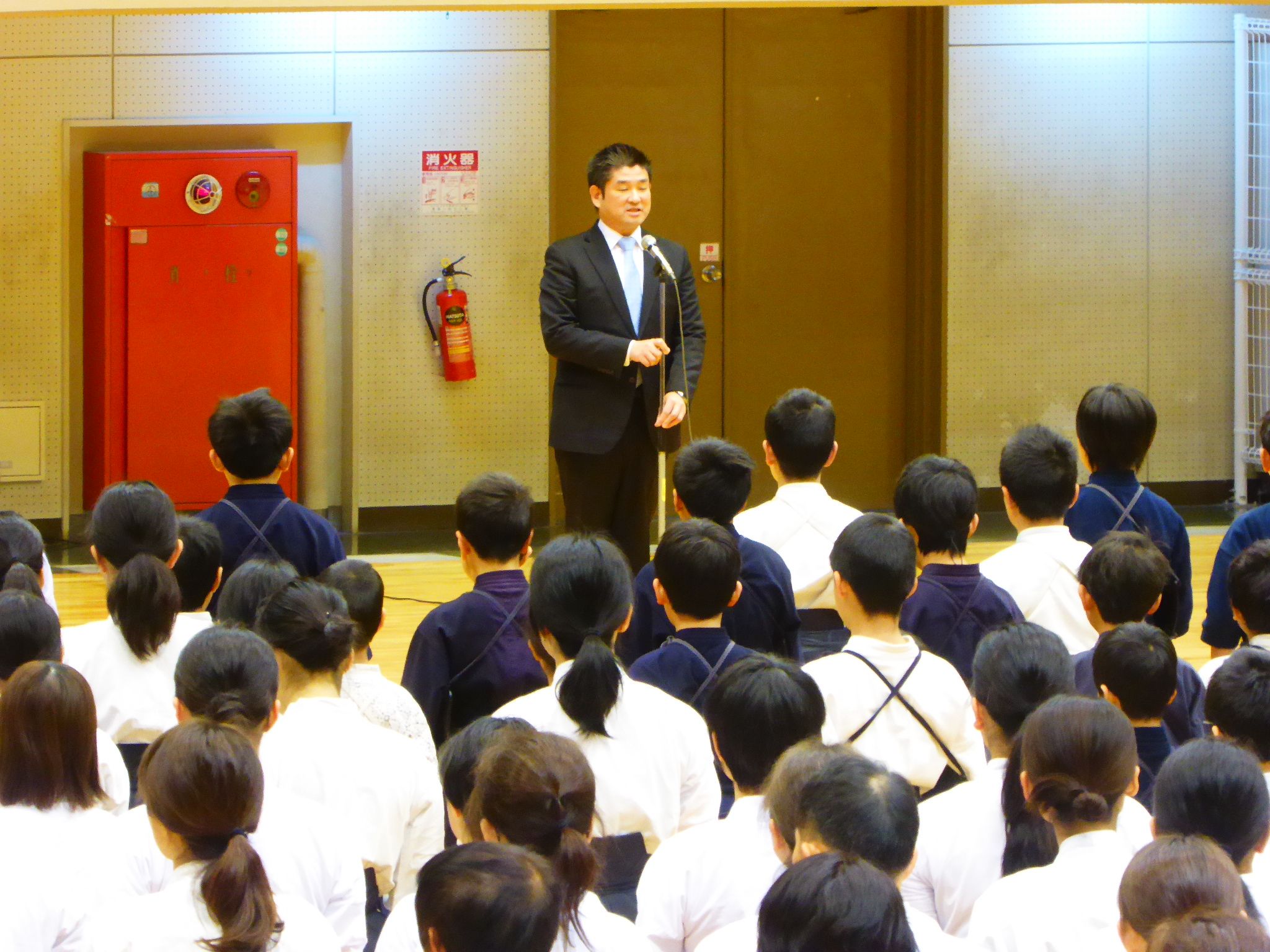 第46回奈良市武道寒稽古・参禅会開会式の画像